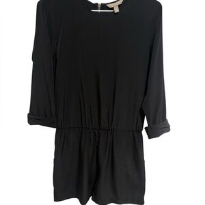 Banana Republic Charcoal Long Sleeve Dress